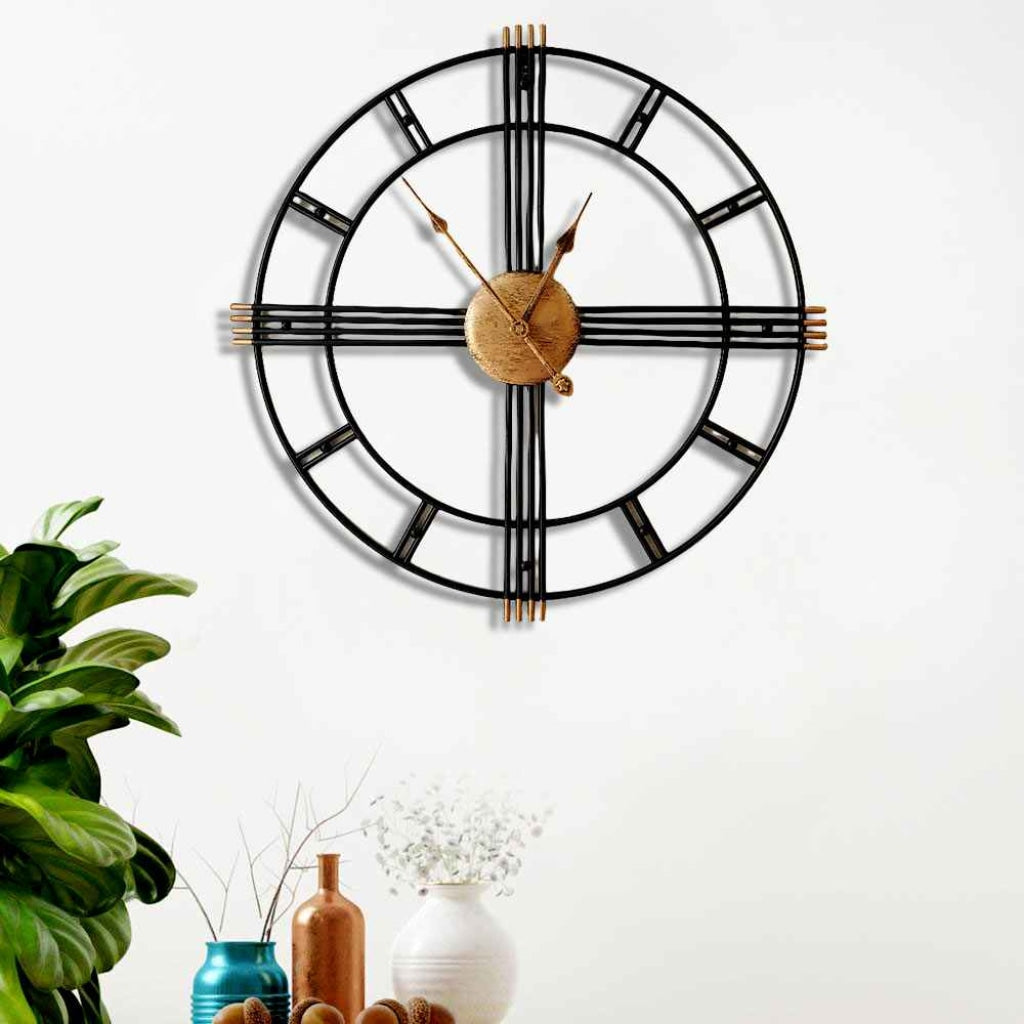 FunkyDecors Minimal Pencil Design Metal Wall Clock Watch Decor For Home Office And Gifts 20