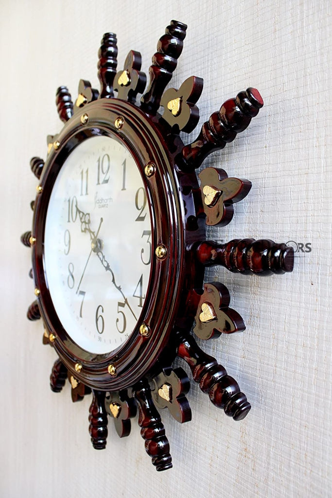 Funkytradition Vintage Battle Shield Decorative Retro Round Ship Steering Shape Plastic Pendulum