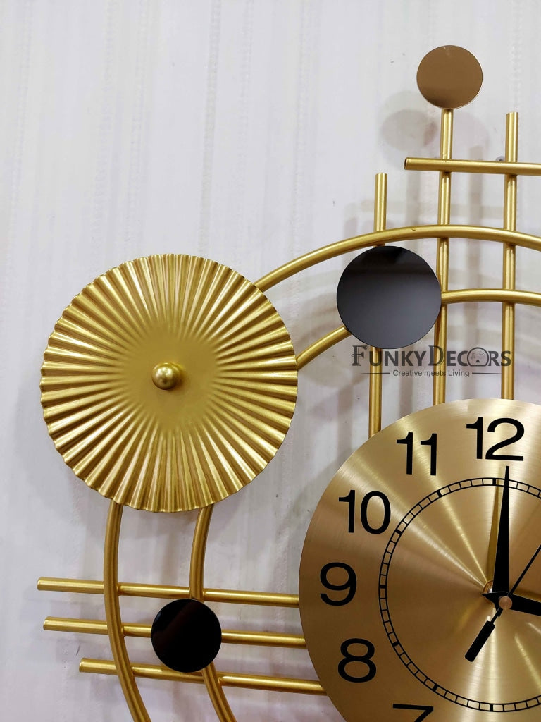 3D Designer Big Colorful Metal Wall Clock And Art- FunkyDecors Clocks