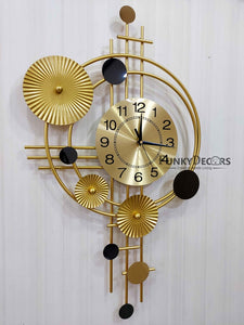 3D Designer Big Colorful Metal Wall Clock And Art- Funkytradition Clocks
