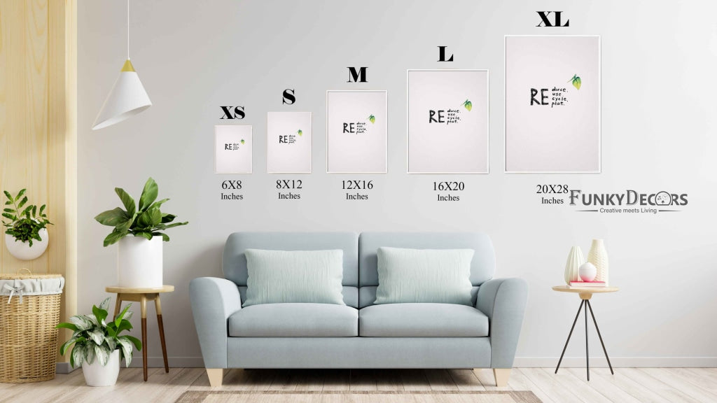 4 Res - Motivation Quotes Art Frame For Wall Decor- Funkydecors Posters Prints & Visual Artwork