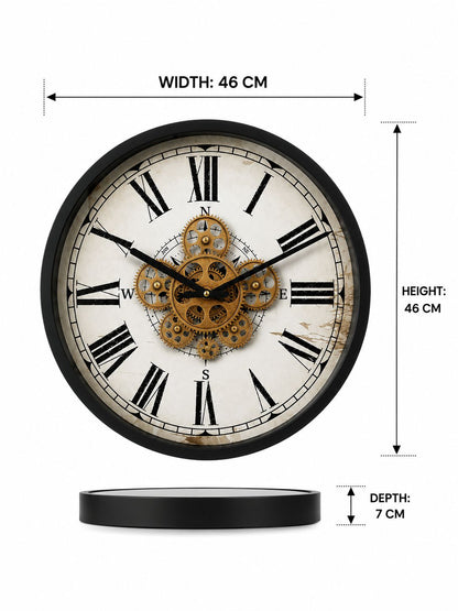 46 CM Vintage Wall Clock Size and Dimensions Guide