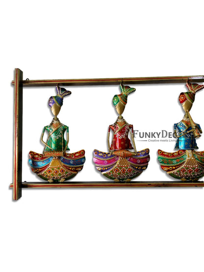 5 Sardar Musician Traditional Metal Wall Art Frame- Funkydecors