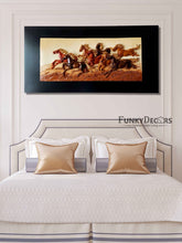 Load image into Gallery viewer, 8 Horses Modern 3D Stone Carving Wall Art- Funkydecors
