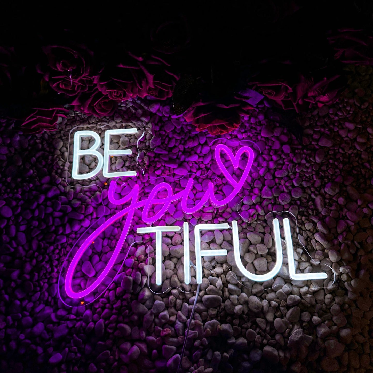 BeYouTiful Beautiful Neon Sign For Restaurant Bar Wedding Proposal Wall Decor- FunkyDecors