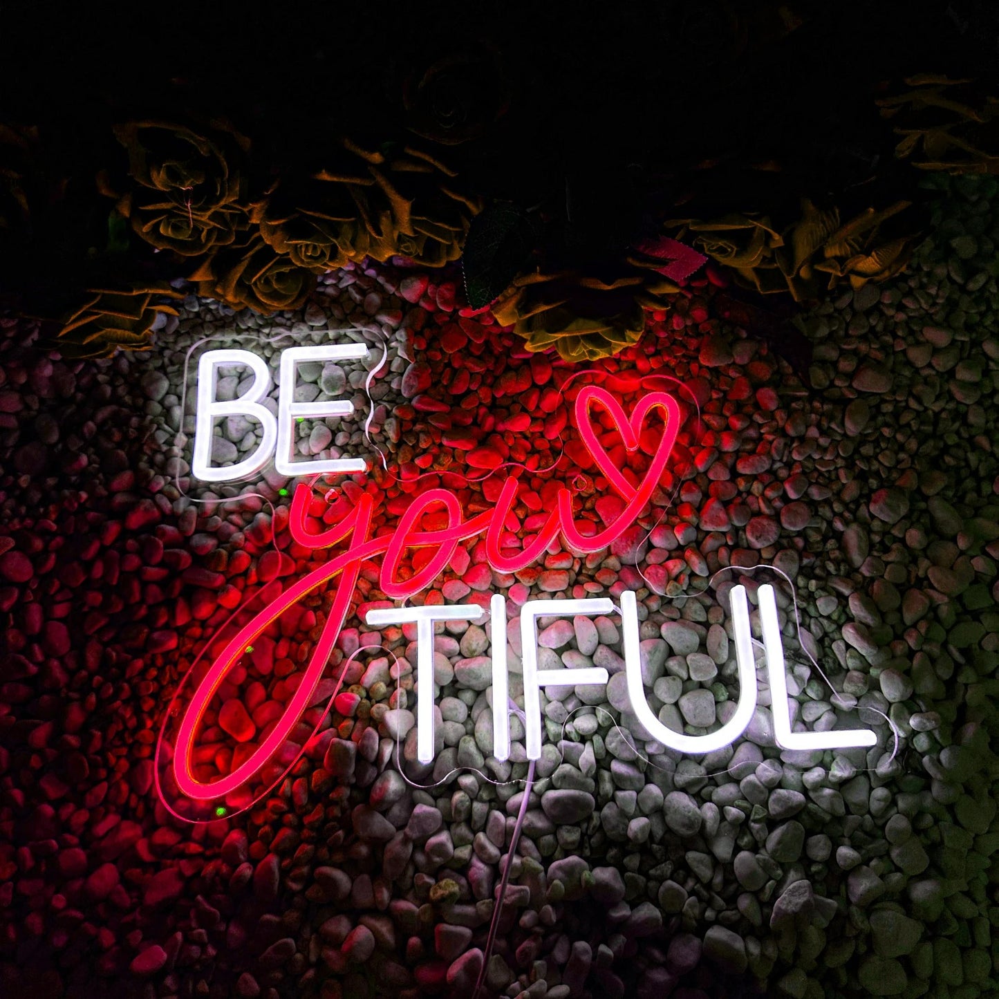 BeYouTiful Beautiful Neon Sign For Restaurant Bar Wedding Proposal Wall Decor- FunkyDecors