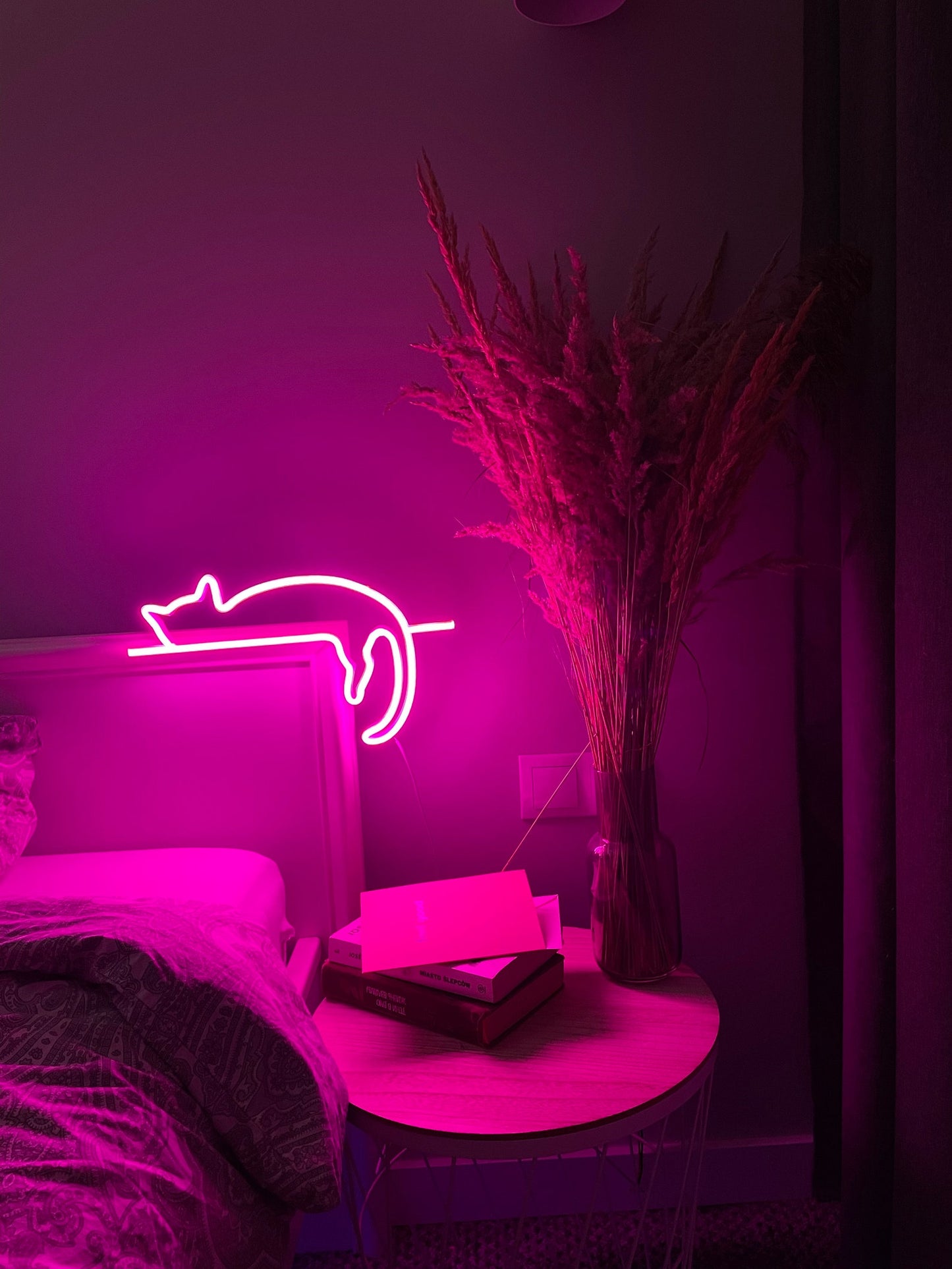 Cat Neon Sign Art Decor | Neon Light Wall Art Signs Cute Cat Decor, Gift LED Neon Lights, Cat Wall Custom Neon Decor Neon Custom Desk Light | FunkyDecors