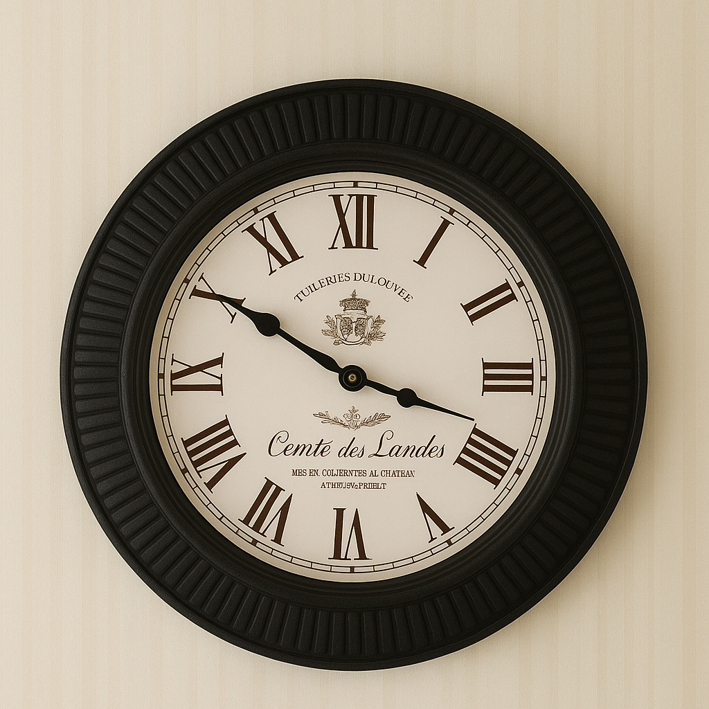 FunkyTradition Minimal Multicolor Round Wall Clock , Wall Watch , Wall Decor for Home Office Decor and Gifts 48 CM Tall
