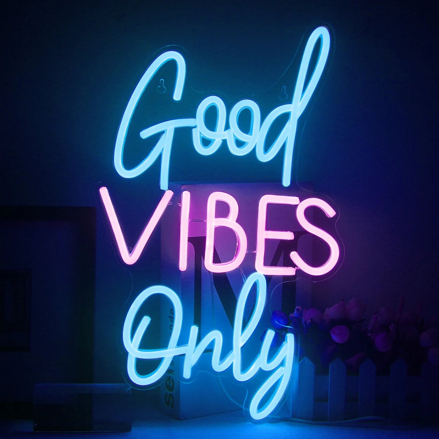 Good Vibes Only Neon Sign For Wall Decor- FunkyDecors