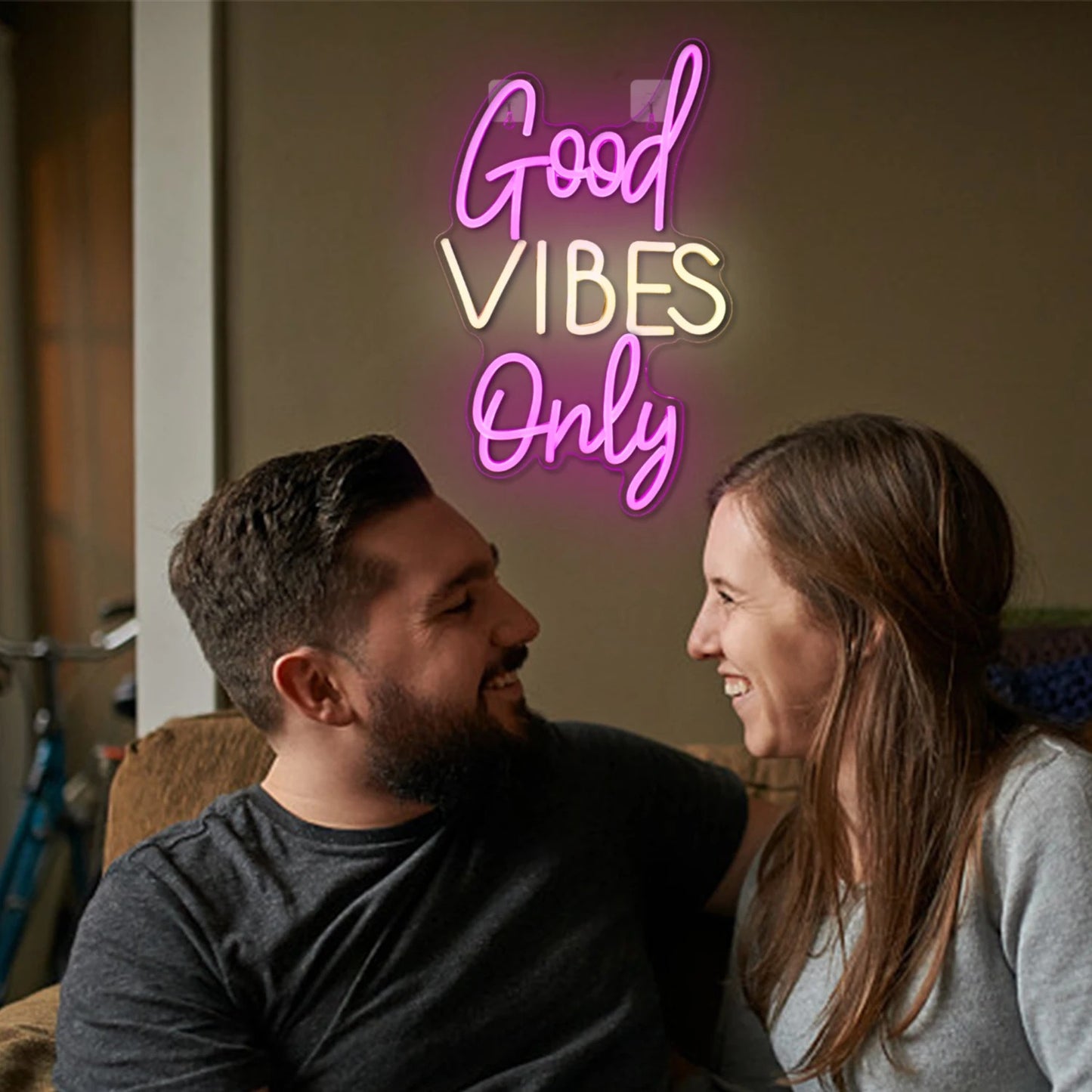 Good Vibes Only Neon Sign For Wall Decor- FunkyDecors