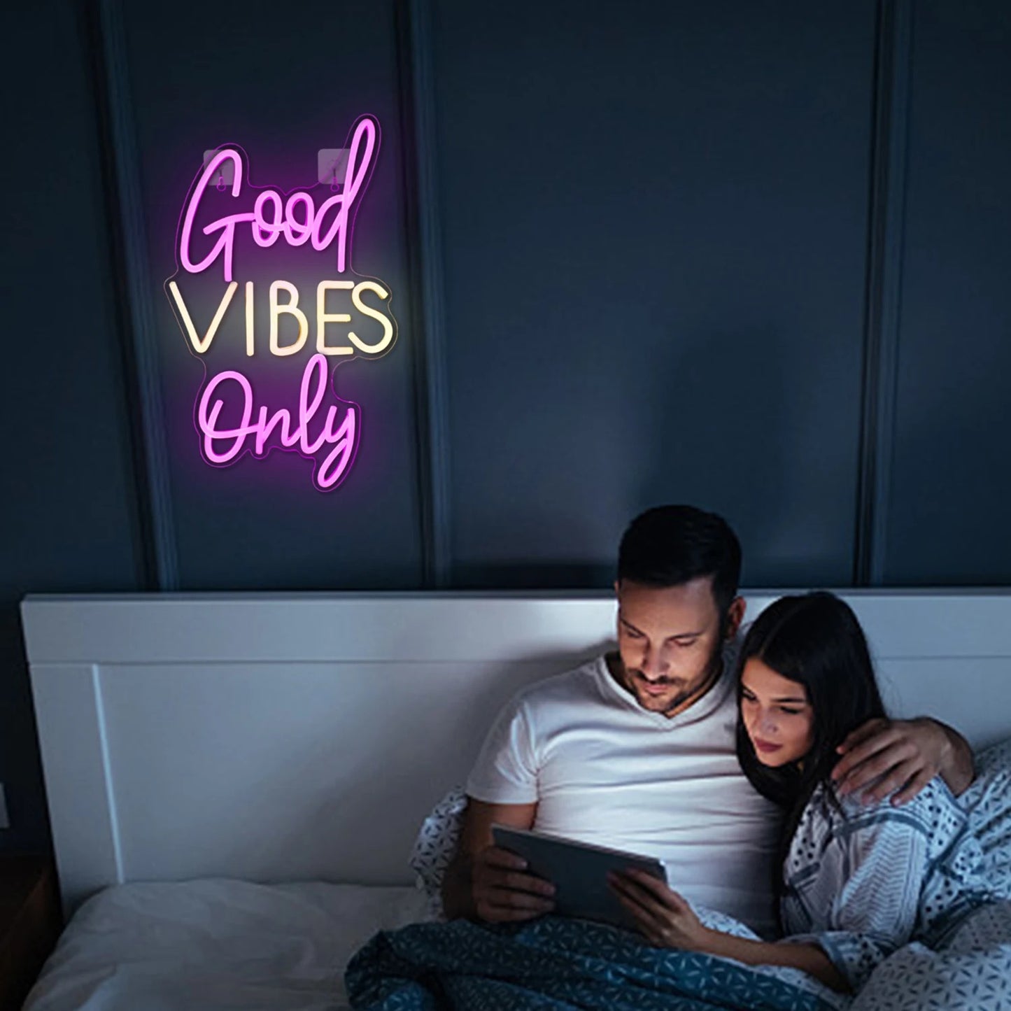 Good Vibes Only Neon Sign For Wall Decor- FunkyDecors