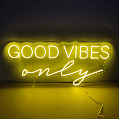 Good Vibes Only Neon Sign For Wall Decor- FunkyDecors