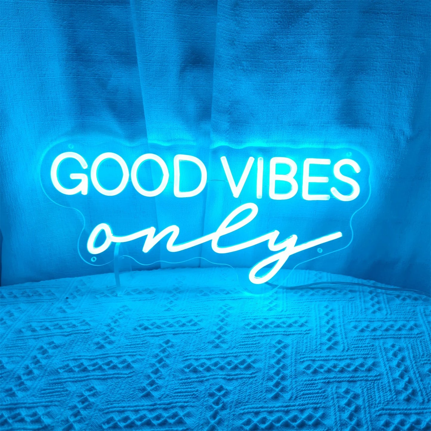 Good Vibes Only Neon Sign For Wall Decor- FunkyDecors