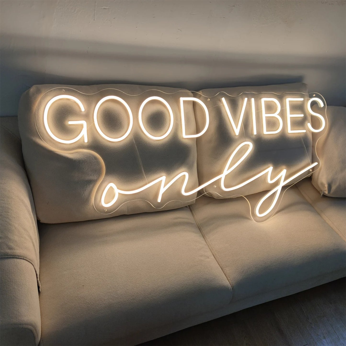 Good Vibes Only Neon Sign For Wall Decor- FunkyDecors