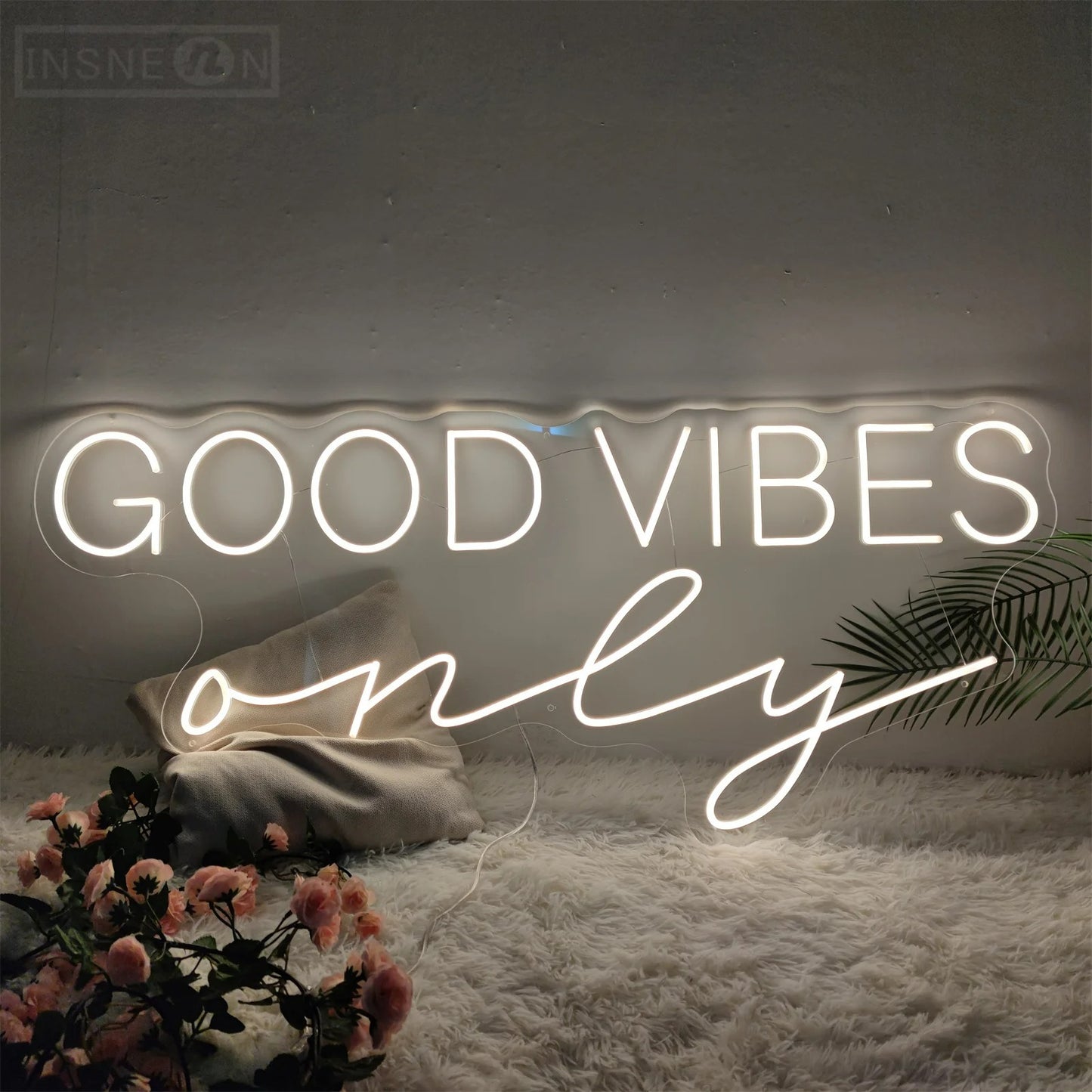 Good Vibes Only Neon Sign For Wall Decor- FunkyDecors