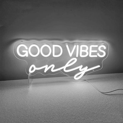 Good Vibes Only Neon Sign For Wall Decor- FunkyDecors