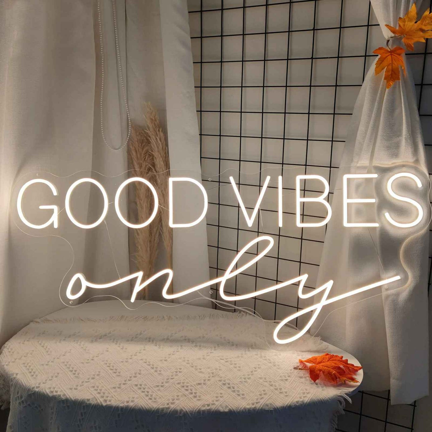 Good Vibes Only Neon Sign For Wall Decor- FunkyDecors