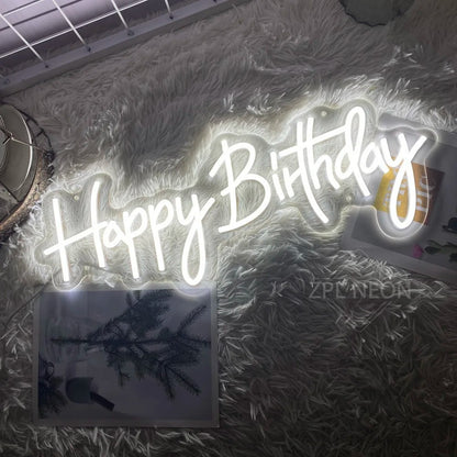 Happy Birthday Neon Sign For Wall Decor- FunkyDecors