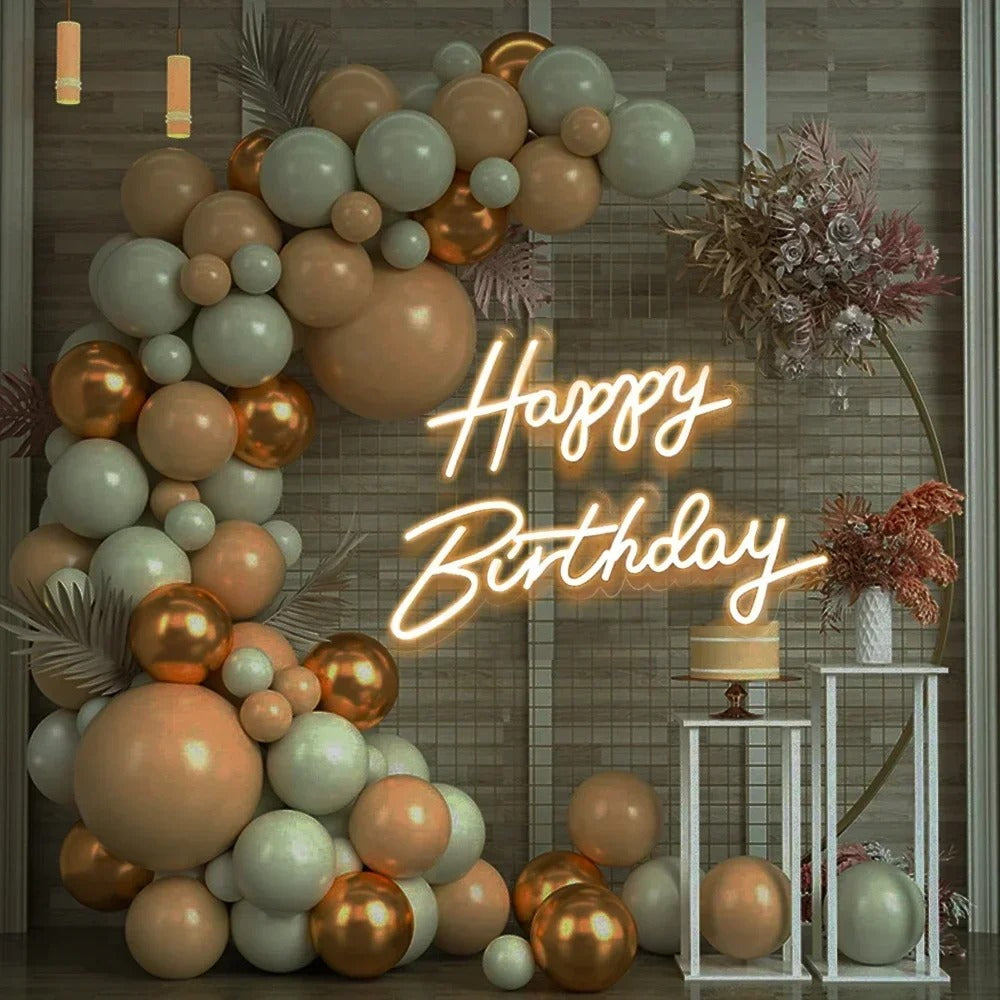 Happy Birthday Neon Sign For Wall Decor- FunkyDecors