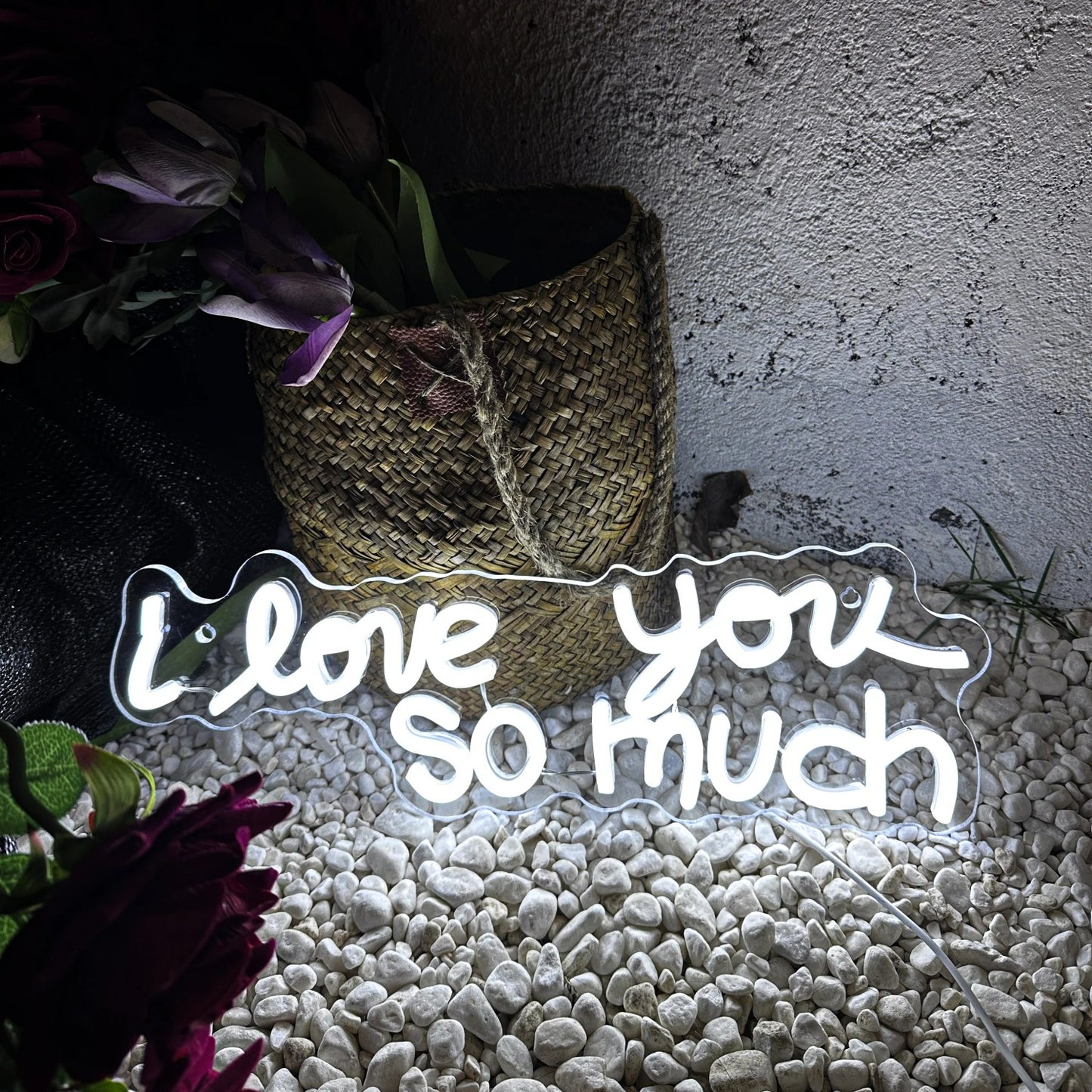 I Love You So Much Neon Sign For Restaurant Bar Wedding Proposal Wall Decor- FunkyDecors