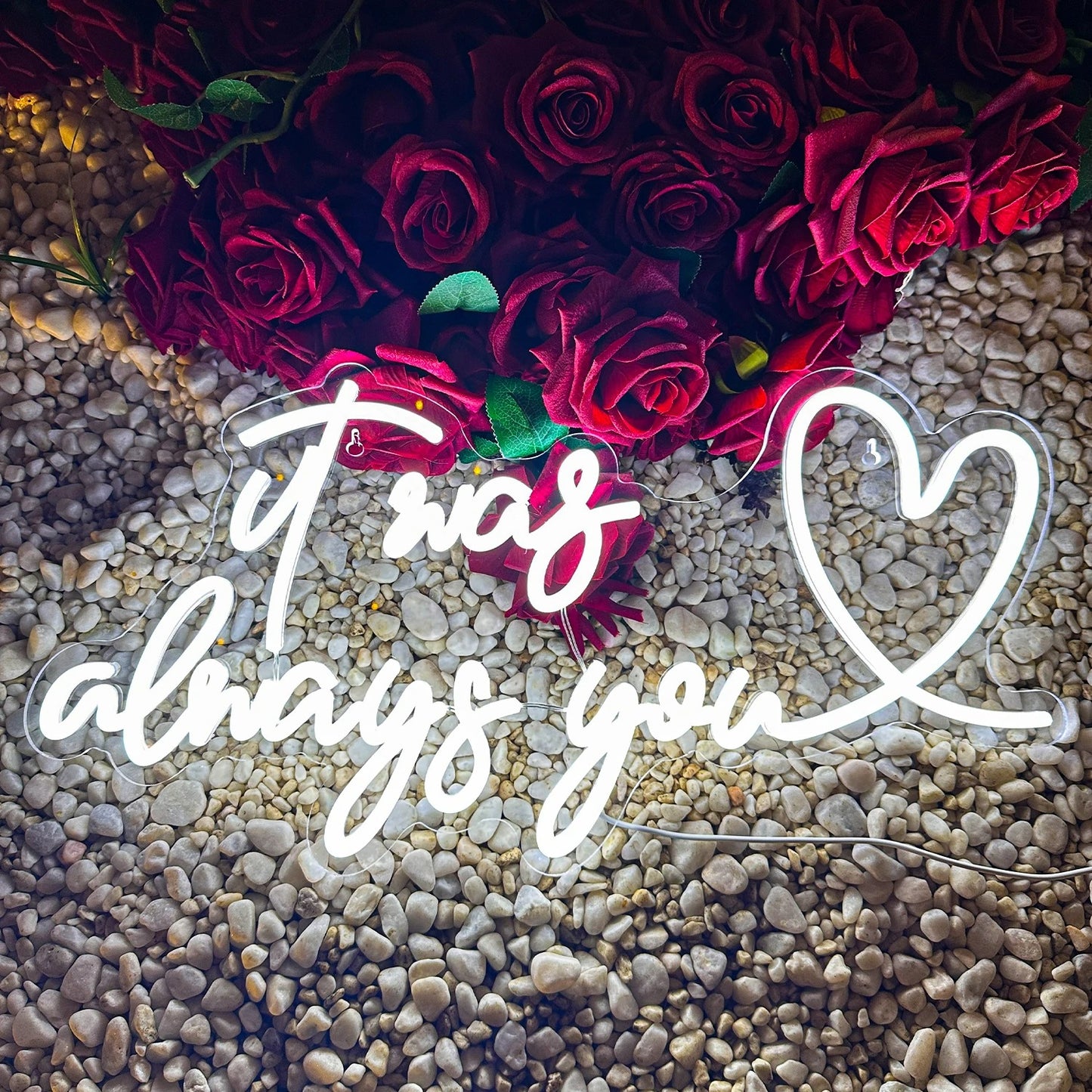 It Was Always You Neon Sign For Wedding Proposal Wall Decor- FunkyDecors