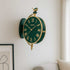 Luxury silent deer wall clock with 15dB movement for peaceful sleep
