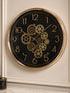Modern Decorative Rose Gold Wall Clock with Silent Quartz Movement
