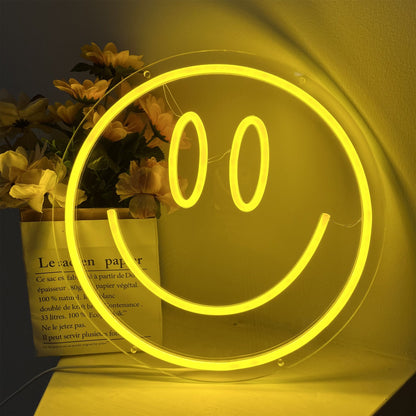 Smiley Face Neon Sign For Wall Decor- FunkyDecors