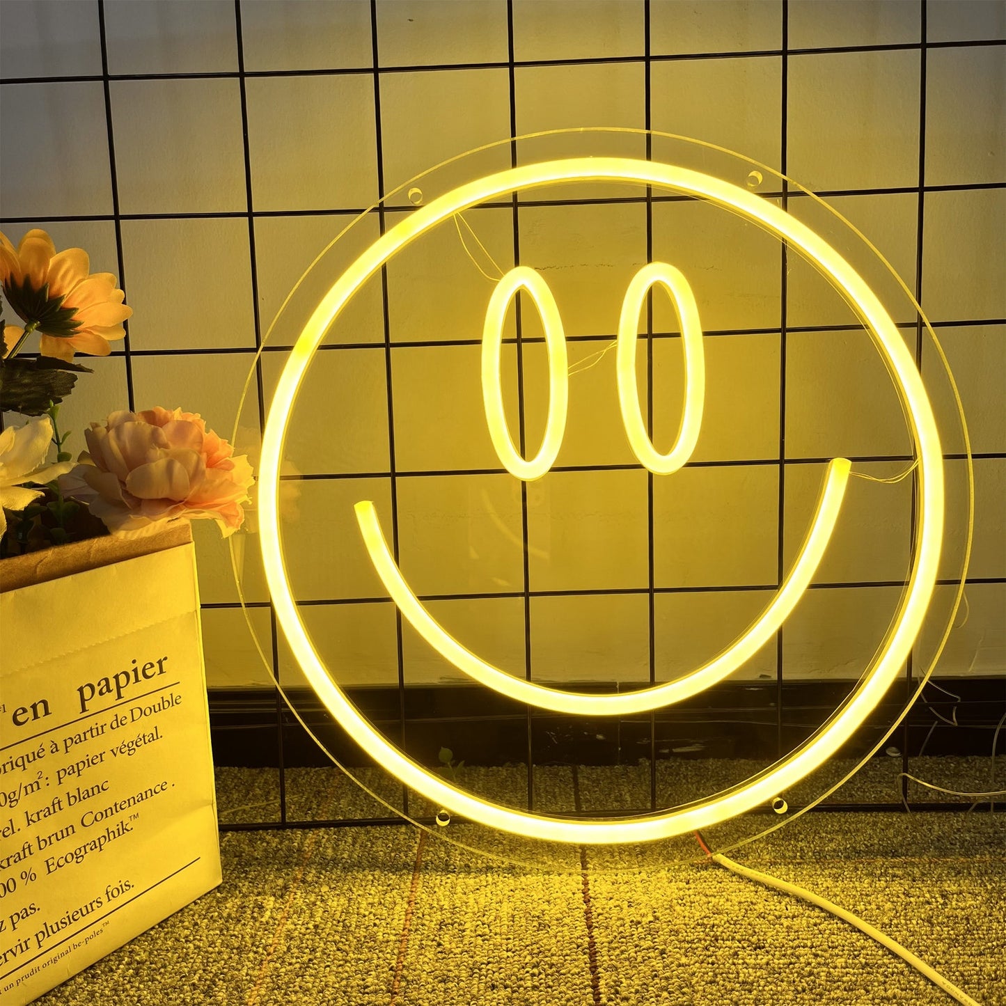 Smiley Face Neon Sign For Wall Decor- FunkyDecors