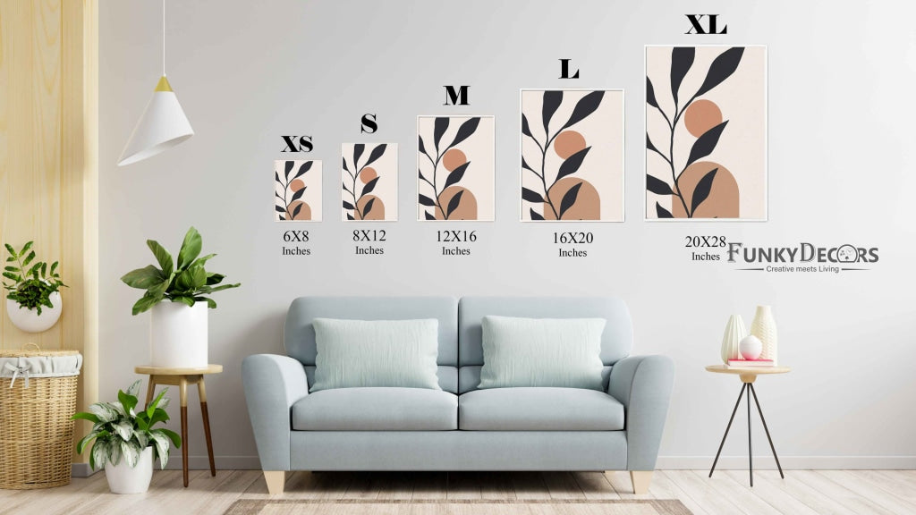 A Black Leaf - Nature Art Frame For Wall Decor- Funkydecors Posters Prints &amp; Visual Artwork