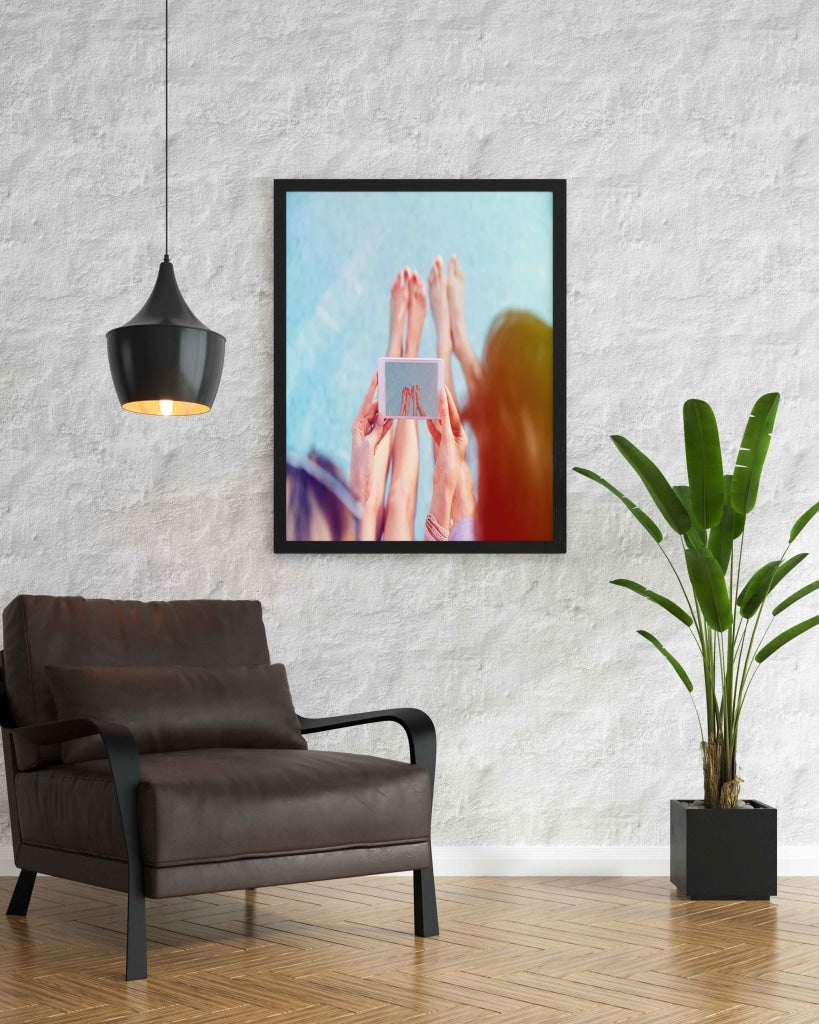 A Click Of Love - Art Frame For Wall Decor- Funkydecors Xs / Black Posters Prints &amp; Visual Artwork