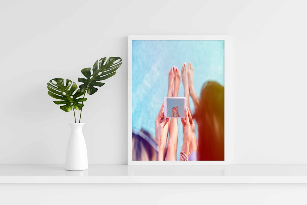 A Click Of Love - Art Frame For Wall Decor- Funkydecors Xs / White Posters Prints &amp; Visual Artwork