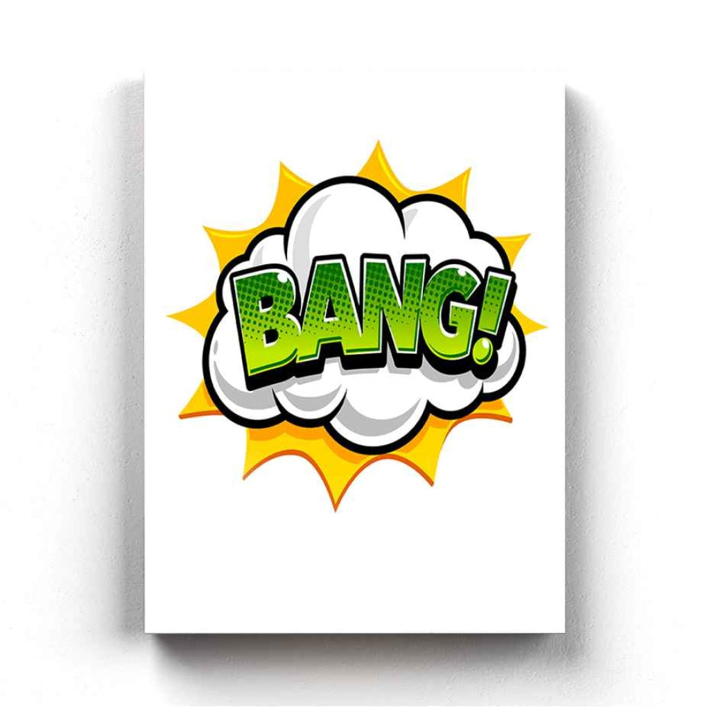 A Comic Note - Pop Art Frame For Wall Decor- Funkydecors Xs / Canvas Posters Prints &amp; Visual Artwork