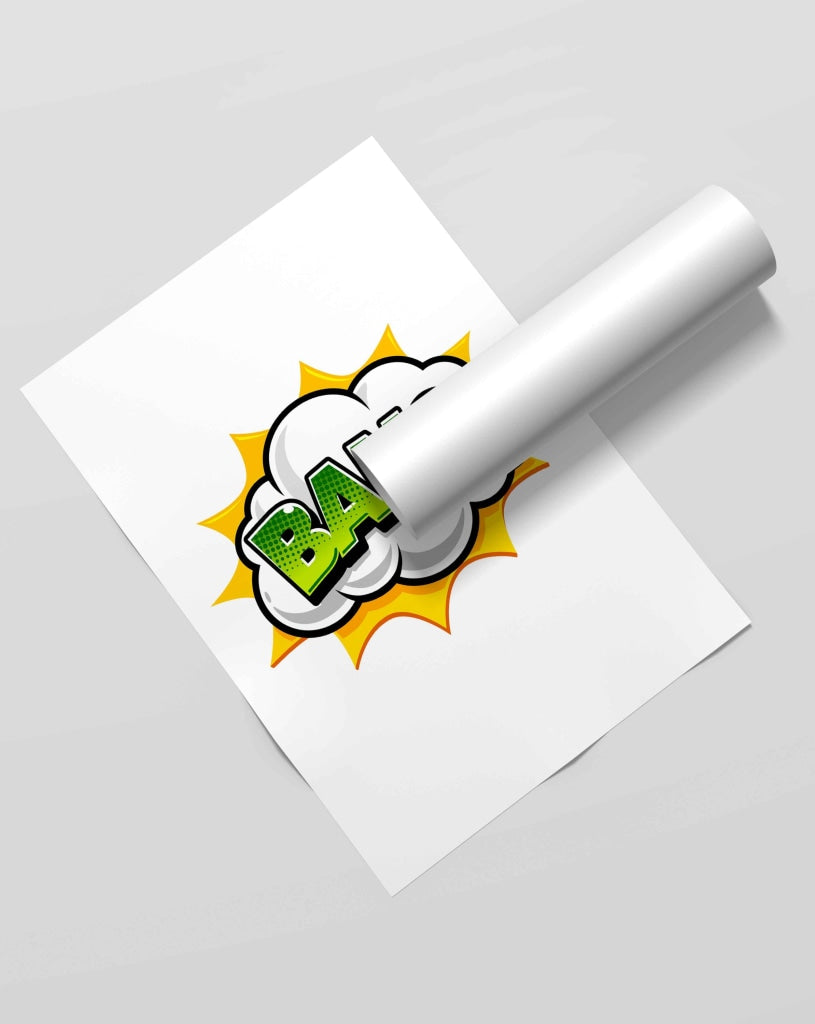 A Comic Note - Pop Art Frame For Wall Decor- Funkydecors Xs / Roll Posters Prints &amp; Visual Artwork