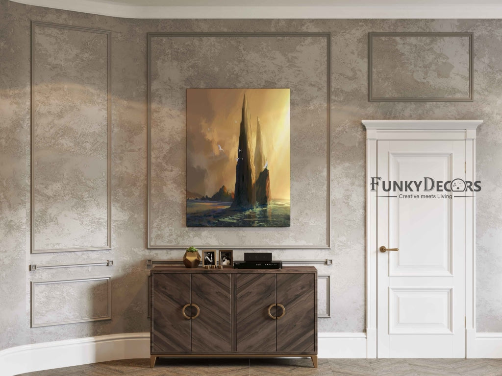 A Dreamy Sunset - Nature Art Frame For Wall Decor- Funkydecors Posters Prints &amp; Visual Artwork