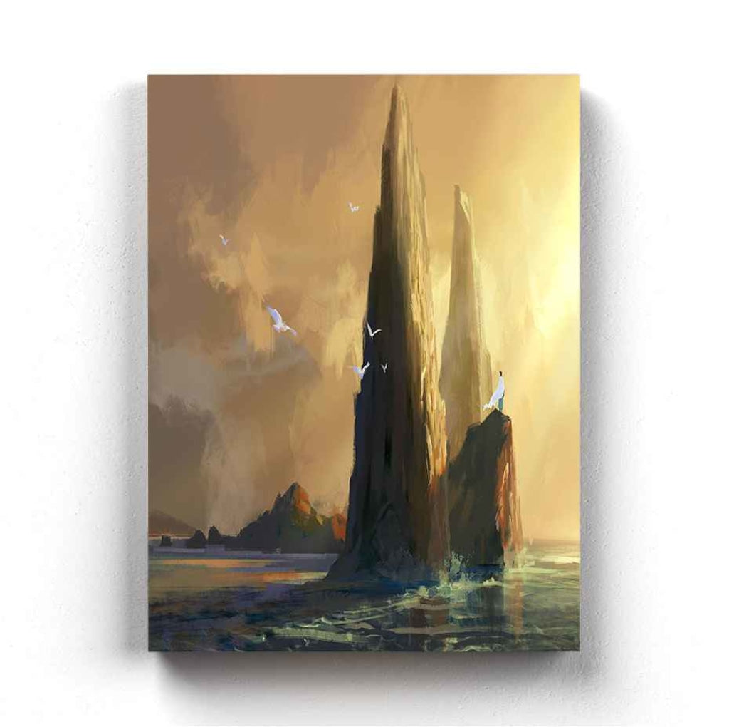 A Dreamy Sunset - Nature Art Frame For Wall Decor- Funkydecors Xs / Canvas Posters Prints &amp; Visual