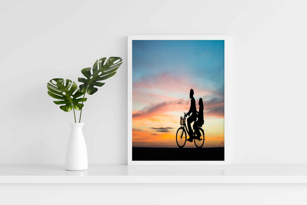 A Ride Of Love - Art Frame For Wall Decor- Funkydecors Xs / White Posters Prints &amp; Visual Artwork