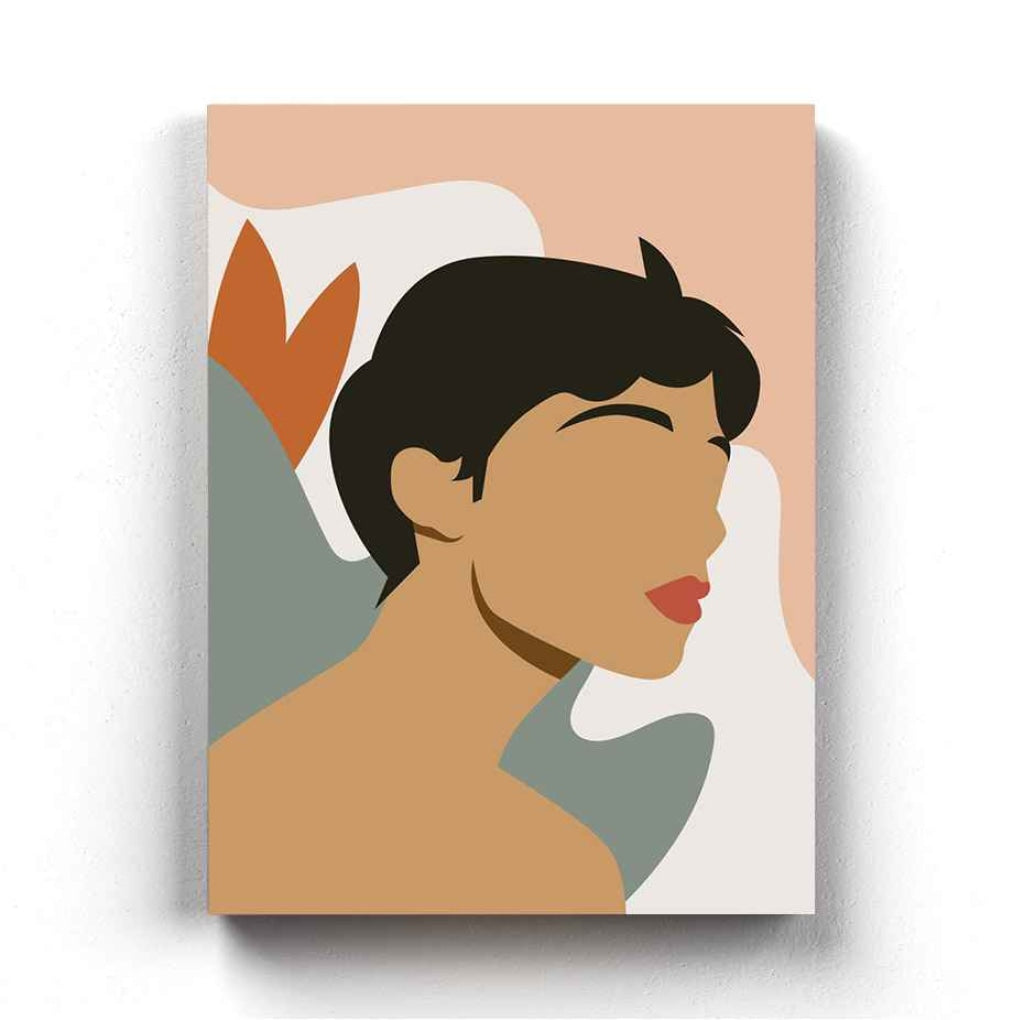 Abstract Man Portrait Art Frame For Wall Decor- Funkydecors Xs / Canvas Posters Prints & Visual