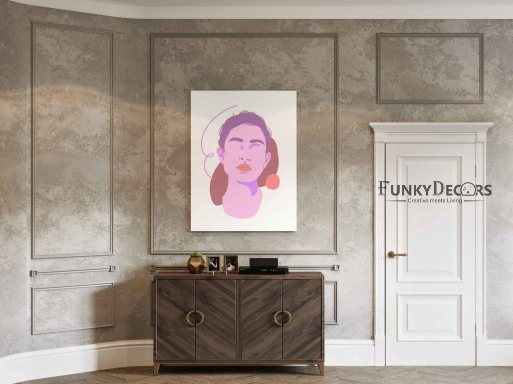Abstract Portrait Art Frame For Wall Decor- Funkydecors Posters Prints &amp; Visual Artwork