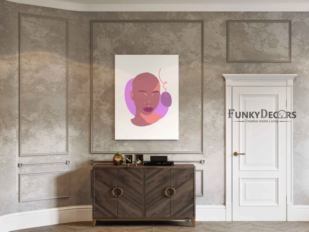 Abstract Portrait Art Frame For Wall Decor- Funkydecors Posters Prints & Visual Artwork