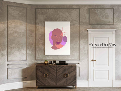 Abstract Portrait Art Frame For Wall Decor- Funkydecors Posters Prints & Visual Artwork