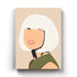 Abstract White Hair Women Portrait Art Frame For Wall Decor- Funkydecors Xs / Canvas Posters Prints