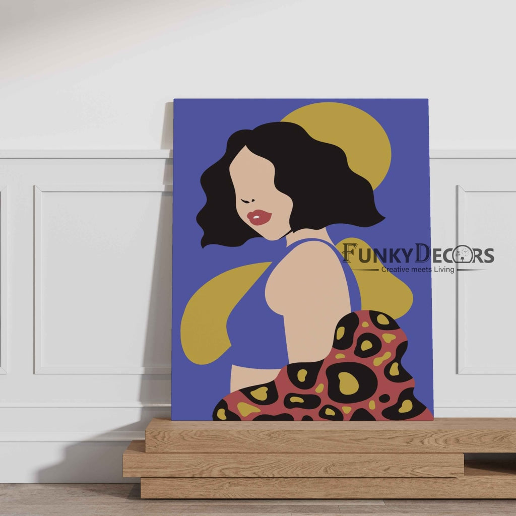 Abstract Women Portrait Art Frame For Wall Decor- Funkydecors Posters Prints & Visual Artwork