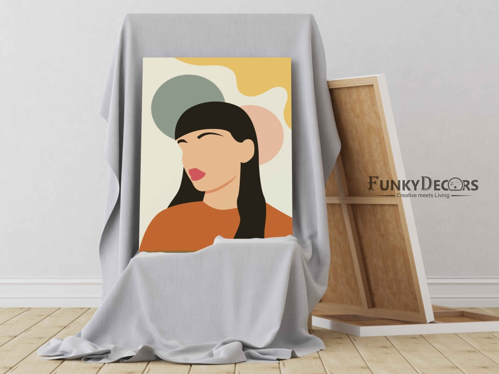 Abstract Women Portrait Art Frame For Wall Decor- Funkydecors Posters Prints & Visual Artwork