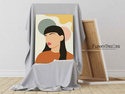 Abstract Women Portrait Art Frame For Wall Decor- Funkydecors Posters Prints & Visual Artwork