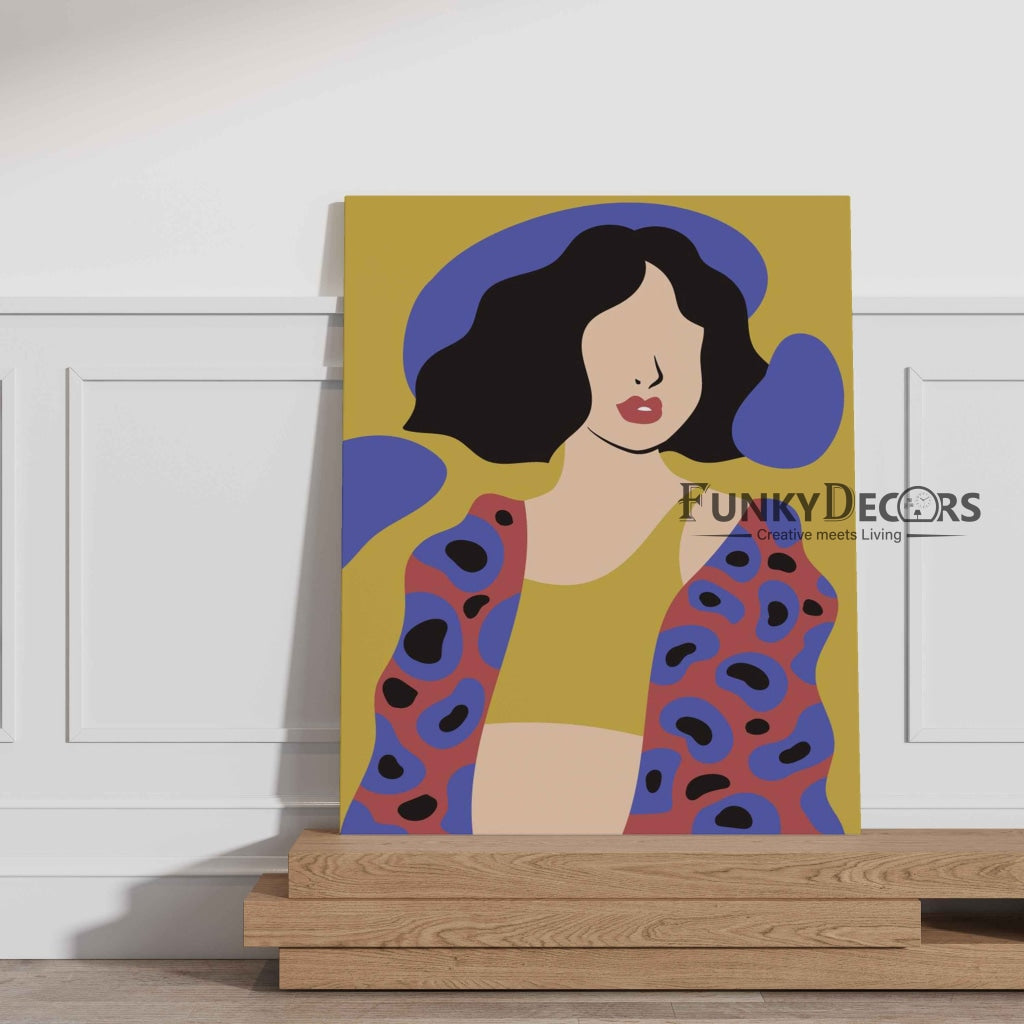 Abstract Women Portrait Art Frame For Wall Decor- Funkydecors Posters Prints & Visual Artwork