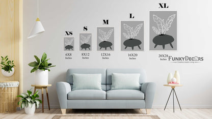 Achromatic Art Frame For Wall Decor- Funkydecors Posters Prints & Visual Artwork