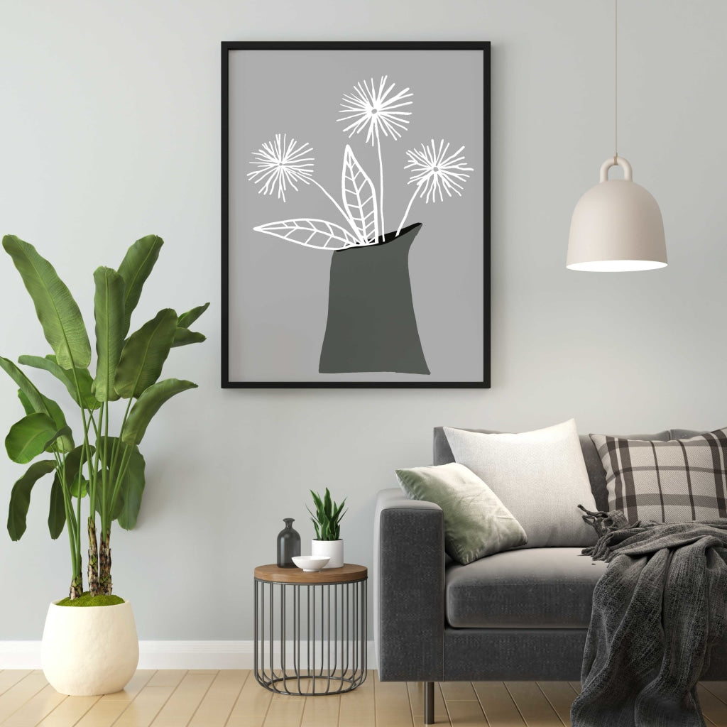 Achromatic Art Frame For Wall Decor- Funkydecors Xs / Black Posters Prints &amp; Visual Artwork