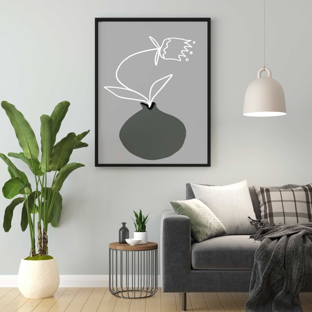Achromatic Art Frame For Wall Decor- Funkydecors Xs / Black Posters Prints &amp; Visual Artwork