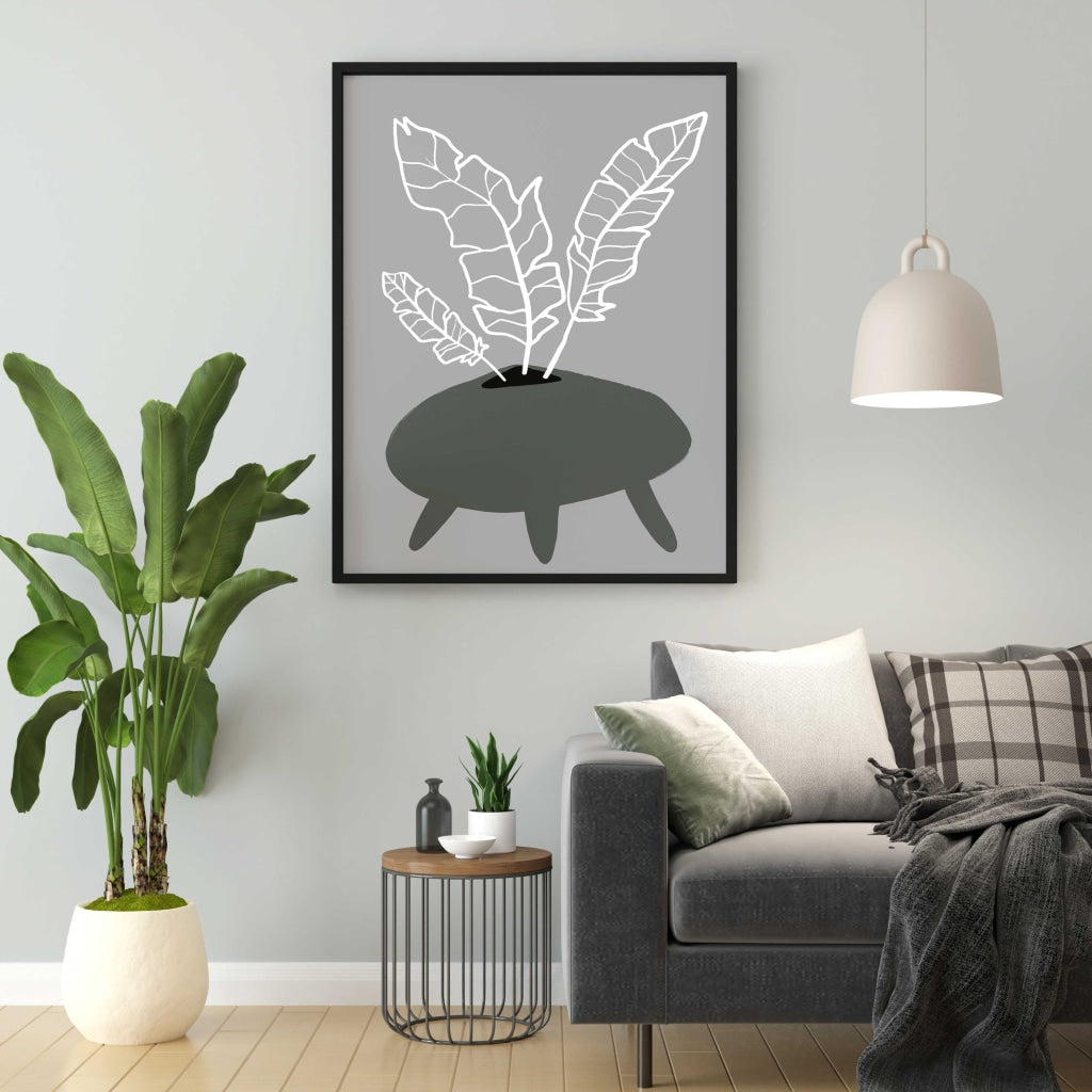 Achromatic Art Frame For Wall Decor- Funkydecors Xs / Black Posters Prints &amp; Visual Artwork